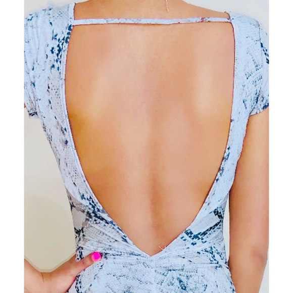 San Souci  Bodycon Dress Snakeskin Print - Picture 5 of 7